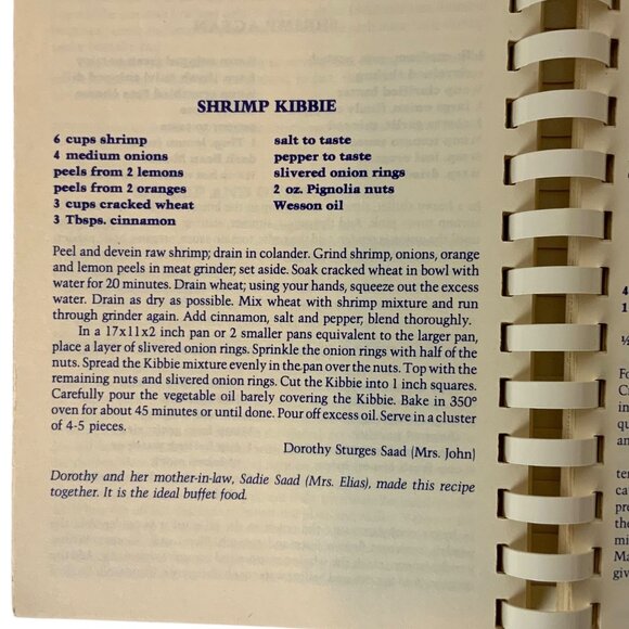 A Southern Lady Cooks With A Greek Accent Vintage Cookbook By Sophia Clikas 1982 - Picture 9 of 12